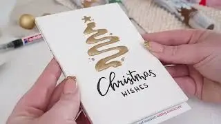 Weihnachtskarten mit 3D-Effekt - edding Acrylmarker