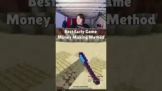 The BEST Early Game Money Making Method!!!! #hypixelskyblockmoneymakingmethod #gaming #minecraft