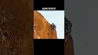 An Excavator on a Slope...