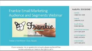 Frankie Email Marketing Audience and Segments Webinar