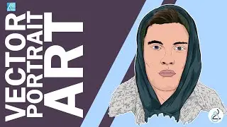 Drawing Vector Portrait Practice Session in Affinity Designer 🎨