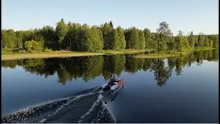 К ИЗБЕ, ПО РЕЧНЫМ ПОРОГАМ! ЖАРЕННАЯ ЩУКА НА КОСТРЕ.
