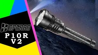 SPERAS P10R V2 🔦 Tactical Flashlight 10000 Lumens & 550m Range! / 4K Review