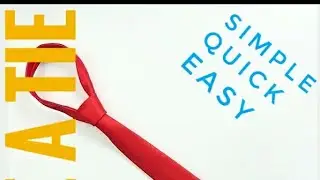 how to tie a tie: Simple, easy and fast way