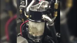 Hardin's Sand Strainer in use on Mercury 1350 Engine