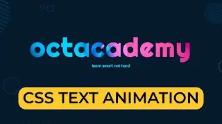 CSS Text Animation - Learn to do HTML/CSS Text Animation Effect Beginner Guide