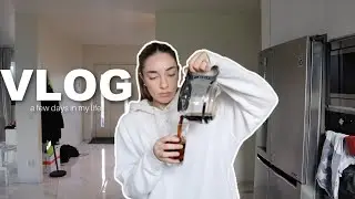 VLOG | work week, back into workouts & haul