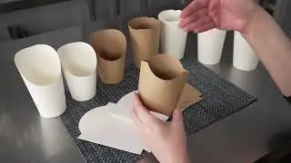Bio Tek Paper Fry/Snack Cups - Restaurantware