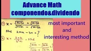 MATHS SHORT TRICKS || COMPONENDO & DIVIDENDO CONCEPT || ADVANCE MATHS, FOR COMPETITIVE EXAMS ||