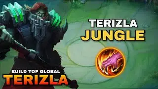 TERIZLA JUNGLE IS INSANE (must try) TERIZLA BEST BUILD 2023 | MLBB