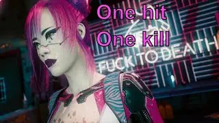 One hit, one kill. Cyberpunk 2077 Blade Build