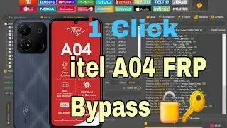 How to bypass itel A04 FRP 