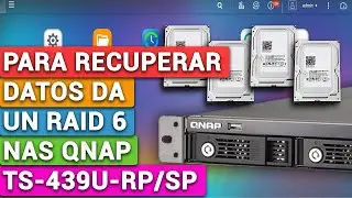 Método seguro para recuperar datos de un RAID 6 inoperativo en NAS Qnap TS-439U-RP/SP