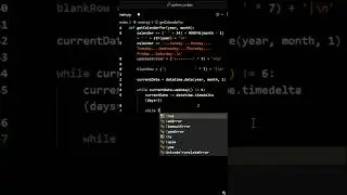 Coding a Calender in Python #coding #python #programming