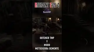 Metralleta TMP y Modo Motosierra Demente Residente Evil 4 Demo #residentevil4