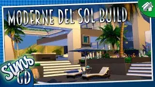 Sims 4 Del Sol Valley Modern Mansion | Moderne House Speed Build