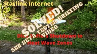 Will Starlink Dish Suffer Internet Shutdown in Heat Wave Zones??