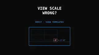 Revit Tutorial - Fixing View scale while in view template