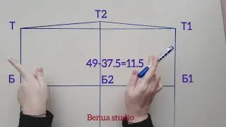 Основа юбки, построение выкройки.