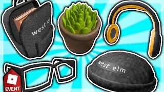 How to get ALL ITEMS in WEST ELM HOME DESIGN EVENT!! (Roblox Event) *FREE ITEMS*