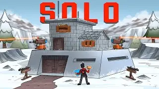 J'AI CONSTRUIT UN BUNKER SOLO EN PLEIN MILIEU DE LA NEIGE ! Rust