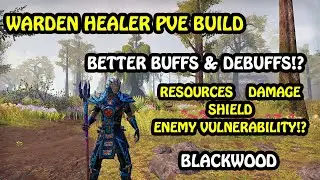 ESO Warden Healer PVE Build: The Wyress (Blackwood)