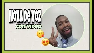 Como hacer Nota de Voz con Video en WhatsApp iPhone !