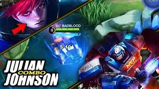 JOHNSON & JULIAN CONNECTION - INSANE COMBO INSTANT KILL 🔥 [ MUST WATCH] Mobile Legends: Bang Bang