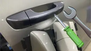 Как снять ручку двери Фольксваген пассат сша
