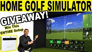 HOME GOLF SIMULATOR SETUP! How to Build the SkyTrak Plus DIY Golf Simulator (Review)