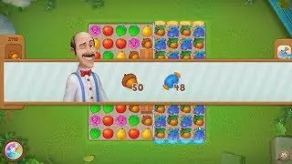 Gardenscapes.  2110 уровень.