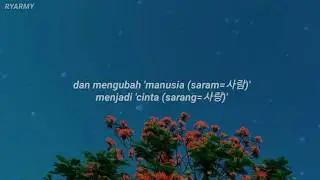 BTS (RM) - Trivia 承: Love [Indo Lirik]