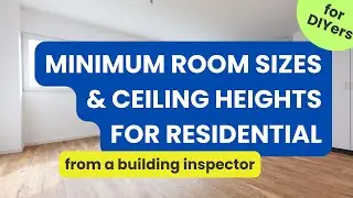 MINIMUM ROOM SIZES AND CEILING HEIGHTS FOR RESIDENTIAL | DIY