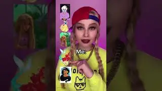 Девушка узнает на какую принцессу она похожа