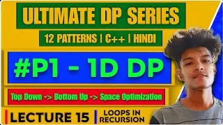 L15 - 1D DP | Coin Change | CSES | LeetCode 322 | Recursion | Memoization | Tabulation