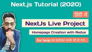 NextJS Example Project | Homepage Creation with Redux Store | Next JS Tutorial for Beginners #17