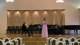 Э. Григ, русский текст П. Суханова «Песня птички». Исп. Ангелина Сазонова.