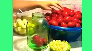 МАРИНОВАННЫЕ ПОМИДОРЫ 🍅 КОНСЕРВАЦИЯ