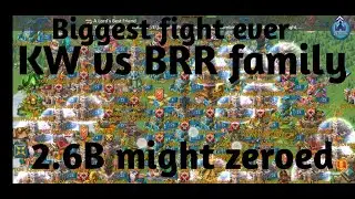Kw family zeroed 2.5B Player| Lords mobile| 30 rallies| Biggest fight ever