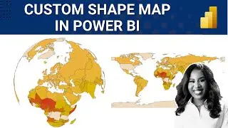 CUSTOM SHAPE MAP IN POWER BI | Power BI Tutorial for Beginners