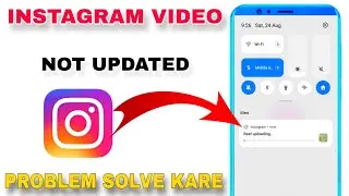 Video Can't Be Posted On Instagram Problem Solved | Instagram Reel Uploading Problem Fixed 2024