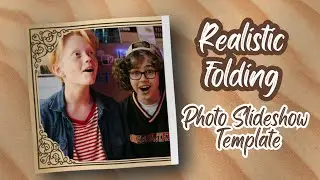 Realistic Folding Filmora Photo Slideshow TEMPLATE - Filmora Wondershare