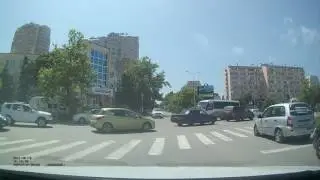 Перекрёсток на Астраханской в Анапе
