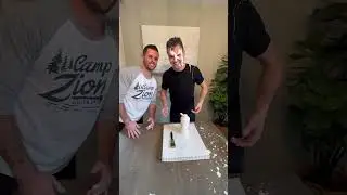 The paint was only supposed to hit his face...