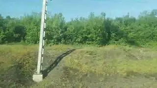 Шахтная — Сулин из окна поезда / Shakhtnaya - Sulin from the train window