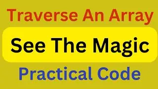 Traversing an Array in C Using Loops, Magical Code  #arrayinc