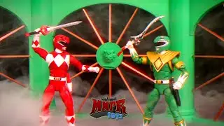 Power Rangers GREEN WITH EVIL - MMPR Toy Display