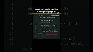 New Coding Language invented  in india 😂 | #codewithfarhaan
