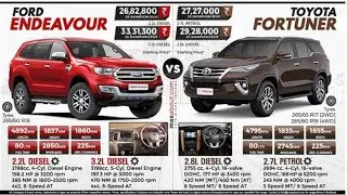 Fortuner vs Endeavour BS6 Hindi | Ford एंडेवर 2020 Toyota फॉर्च्यूनर New Model 2020 Offroad Review