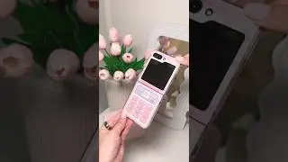 ASMR Galaxy Z Flip 5 unboxing 🌸 #asmrsounds #asmrunboxing #samsunggalaxy #galaxyflip